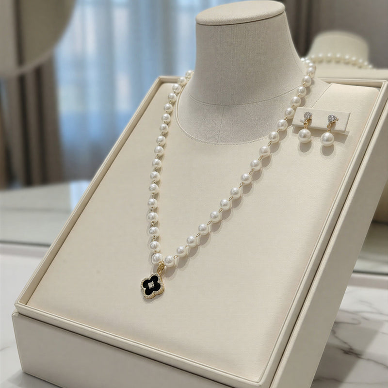 Signature Royal Gold-Tone Mala – Elegant Multi-Layered Bead Statement Necklace. )